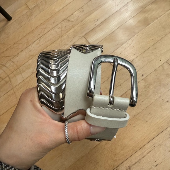 Isabel Marant Tehora Belt White Chevron - Picture 7 of 8